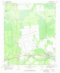 Bayboro North Carolina Historical topographic map, 1:24000 scale, 7.5 X 7.5 Minute, Year 1968