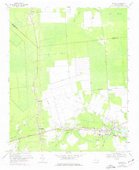 Bayboro North Carolina Historical topographic map, 1:24000 scale, 7.5 X 7.5 Minute, Year 1968