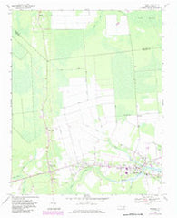 Bayboro North Carolina Historical topographic map, 1:24000 scale, 7.5 X 7.5 Minute, Year 1968