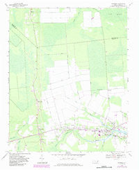 Bayboro North Carolina Historical topographic map, 1:24000 scale, 7.5 X 7.5 Minute, Year 1968