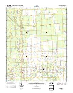 Bayboro North Carolina Historical topographic map, 1:24000 scale, 7.5 X 7.5 Minute, Year 2013