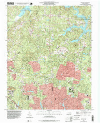 Bayleaf North Carolina Historical topographic map, 1:24000 scale, 7.5 X 7.5 Minute, Year 1993