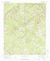 Bayleaf North Carolina Historical topographic map, 1:24000 scale, 7.5 X 7.5 Minute, Year 1967