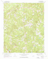 Bayleaf North Carolina Historical topographic map, 1:24000 scale, 7.5 X 7.5 Minute, Year 1967