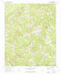 Bayleaf North Carolina Historical topographic map, 1:24000 scale, 7.5 X 7.5 Minute, Year 1967