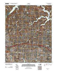 Bayleaf North Carolina Historical topographic map, 1:24000 scale, 7.5 X 7.5 Minute, Year 2010