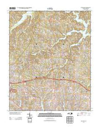 Bayleaf North Carolina Historical topographic map, 1:24000 scale, 7.5 X 7.5 Minute, Year 2013