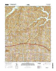 Bayleaf North Carolina Current topographic map, 1:24000 scale, 7.5 X 7.5 Minute, Year 2016