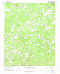 Bear Creek North Carolina Historical topographic map, 1:24000 scale, 7.5 X 7.5 Minute, Year 1970
