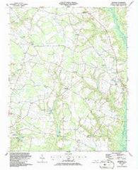 Bearskin North Carolina Historical topographic map, 1:24000 scale, 7.5 X 7.5 Minute, Year 1986