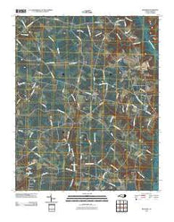Bearskin North Carolina Historical topographic map, 1:24000 scale, 7.5 X 7.5 Minute, Year 2010