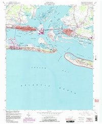 Beaufort North Carolina Historical topographic map, 1:24000 scale, 7.5 X 7.5 Minute, Year 1949