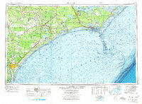 Beaufort North Carolina Historical topographic map, 1:250000 scale, 1 X 2 Degree, Year 1972