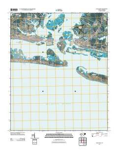 Beaufort North Carolina Historical topographic map, 1:24000 scale, 7.5 X 7.5 Minute, Year 2011