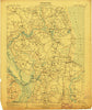 Beckford North Carolina Historical topographic map, 1:62500 scale, 15 X 15 Minute, Year 1907