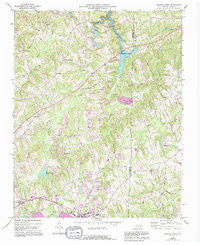 Belews Creek North Carolina Historical topographic map, 1:24000 scale, 7.5 X 7.5 Minute, Year 1969