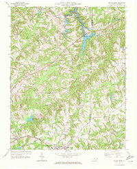 Belews Creek North Carolina Historical topographic map, 1:24000 scale, 7.5 X 7.5 Minute, Year 1969