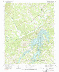 Belews Lake North Carolina Historical topographic map, 1:24000 scale, 7.5 X 7.5 Minute, Year 1971