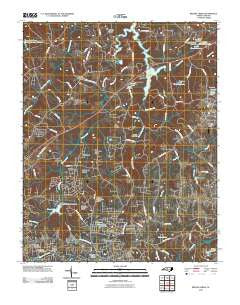 Belews Creek North Carolina Historical topographic map, 1:24000 scale, 7.5 X 7.5 Minute, Year 2010