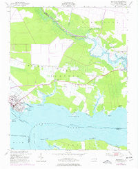 Belhaven North Carolina Historical topographic map, 1:24000 scale, 7.5 X 7.5 Minute, Year 1951