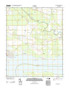 Belhaven North Carolina Historical topographic map, 1:24000 scale, 7.5 X 7.5 Minute, Year 2013