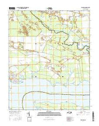 Belhaven North Carolina Current topographic map, 1:24000 scale, 7.5 X 7.5 Minute, Year 2016
