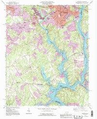 Belmont North Carolina Historical topographic map, 1:24000 scale, 7.5 X 7.5 Minute, Year 1993