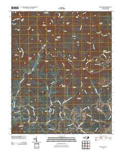 Benn Knob North Carolina Historical topographic map, 1:24000 scale, 7.5 X 7.5 Minute, Year 2010