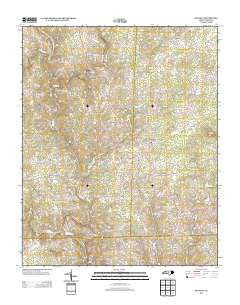 Bennett North Carolina Historical topographic map, 1:24000 scale, 7.5 X 7.5 Minute, Year 2013