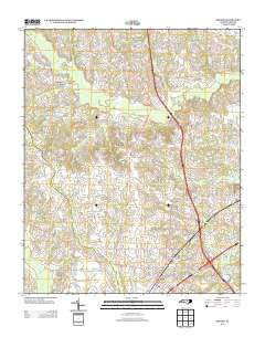Benson North Carolina Historical topographic map, 1:24000 scale, 7.5 X 7.5 Minute, Year 2013