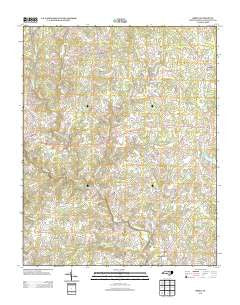 Berea North Carolina Historical topographic map, 1:24000 scale, 7.5 X 7.5 Minute, Year 2013
