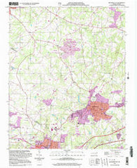 Bessemer City North Carolina Historical topographic map, 1:24000 scale, 7.5 X 7.5 Minute, Year 2002
