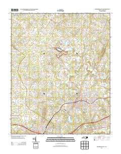 Bessemer City North Carolina Historical topographic map, 1:24000 scale, 7.5 X 7.5 Minute, Year 2013