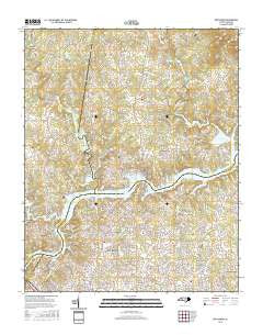 Bethlehem North Carolina Current topographic map, 1:24000 scale, 7.5 X 7.5 Minute, Year 2016