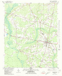 Beulaville North Carolina Historical topographic map, 1:24000 scale, 7.5 X 7.5 Minute, Year 1981