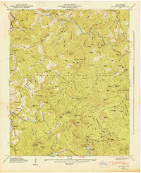 Big Ridge North Carolina Historical topographic map, 1:24000 scale, 7.5 X 7.5 Minute, Year 1947
