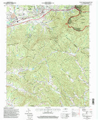 Black Mountain North Carolina Historical topographic map, 1:24000 scale, 7.5 X 7.5 Minute, Year 1994