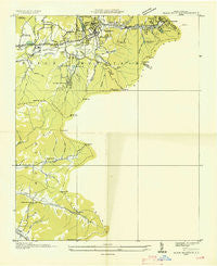 Black Mountain North Carolina Historical topographic map, 1:24000 scale, 7.5 X 7.5 Minute, Year 1935