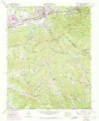 Black Mountain North Carolina Historical topographic map, 1:24000 scale, 7.5 X 7.5 Minute, Year 1941