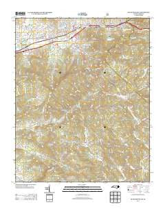 Black Mountain North Carolina Historical topographic map, 1:24000 scale, 7.5 X 7.5 Minute, Year 2013