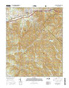 Black Mountain North Carolina Current topographic map, 1:24000 scale, 7.5 X 7.5 Minute, Year 2016