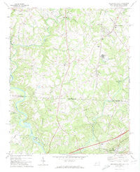 Blacksburg North South Carolina Historical topographic map, 1:24000 scale, 7.5 X 7.5 Minute, Year 1971