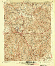 Blowing Rock North Carolina Historical topographic map, 1:62500 scale, 15 X 15 Minute, Year 1942