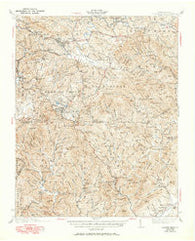 Blowing Rock North Carolina Historical topographic map, 1:62500 scale, 15 X 15 Minute, Year 1942