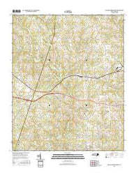 Boiling Springs North North Carolina Current topographic map, 1:24000 scale, 7.5 X 7.5 Minute, Year 2016