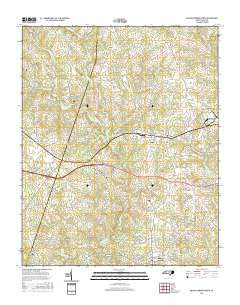 Boiling Springs North North Carolina Current topographic map, 1:24000 scale, 7.5 X 7.5 Minute, Year 2016