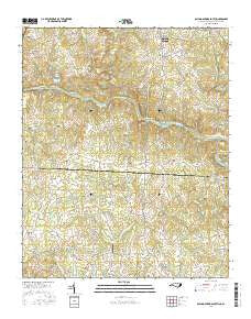 Boiling Springs South North Carolina Current topographic map, 1:24000 scale, 7.5 X 7.5 Minute, Year 2016