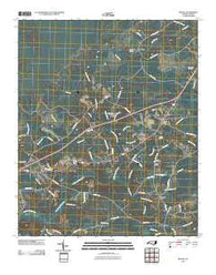 Bolivia North Carolina Historical topographic map, 1:24000 scale, 7.5 X 7.5 Minute, Year 2010