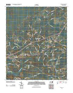 Bolivia North Carolina Historical topographic map, 1:24000 scale, 7.5 X 7.5 Minute, Year 2010