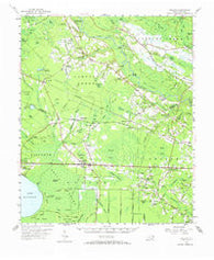 Bolton North Carolina Historical topographic map, 1:62500 scale, 15 X 15 Minute, Year 1954